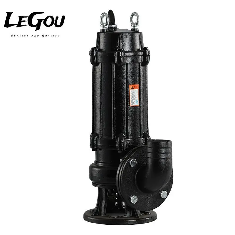 

High flow low head sewage submersible grinder waste water pump 20 hp with pressure 500 bar for dirty water