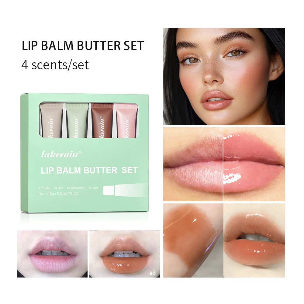 Summer Lip Balm Moisture Clear Lip Gloss Set Lipbalm Makeup Chapstick Long Lasting Lipsticks Beauty Cosmetics Liquid Lipstick