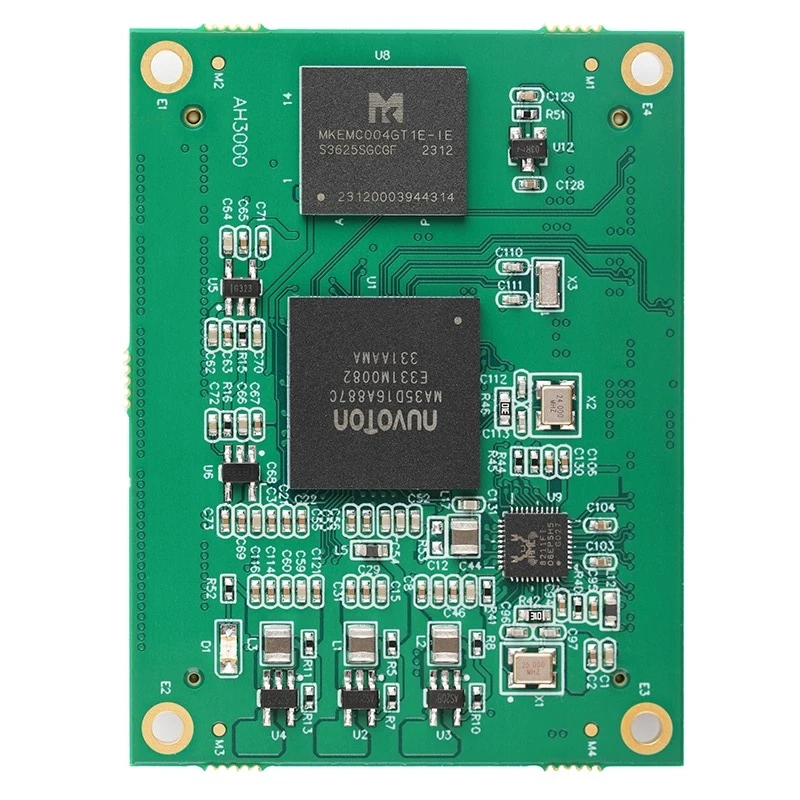 AH3000 Nuvoton MA35D1 اللوحة الأساسية، متعدد النواة متغاير، 17 منفذًا تسلسليًا، 4 CANFD، إيثرنت جيجابت مزدوج، LCD MA35D16A887C #3