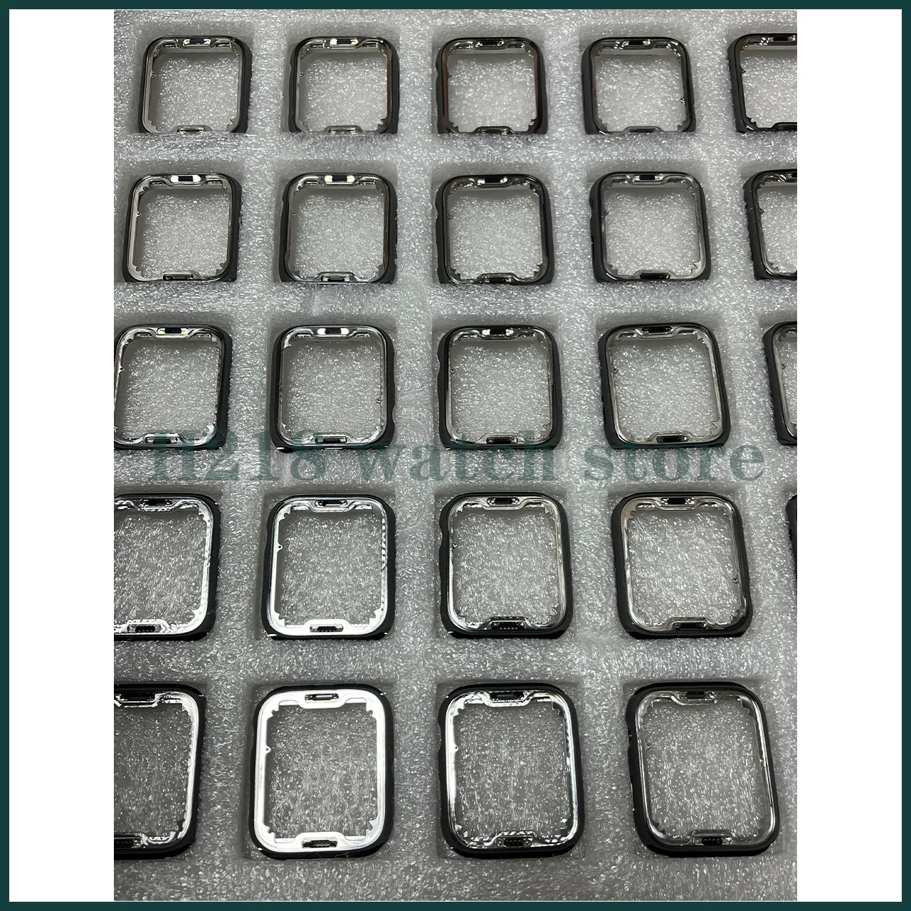 New Stainless Steel Middle Frame For Apple Watch Series 4 5 6 7SE 40 41 44MM 45MM Bezel Body Plate Chassis Replacement Parts