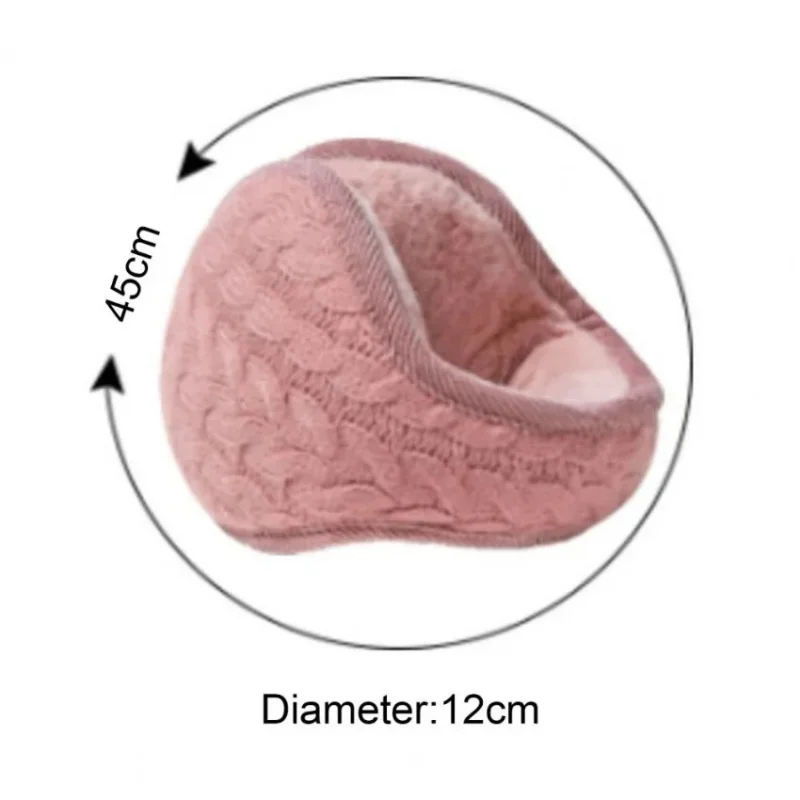 

Unisex Warm Knit Earmuffs – Ventilated Design with Soft Skin-Friendly Fuzzy Liner, Multiple Colors Available, Ideal for Cycling