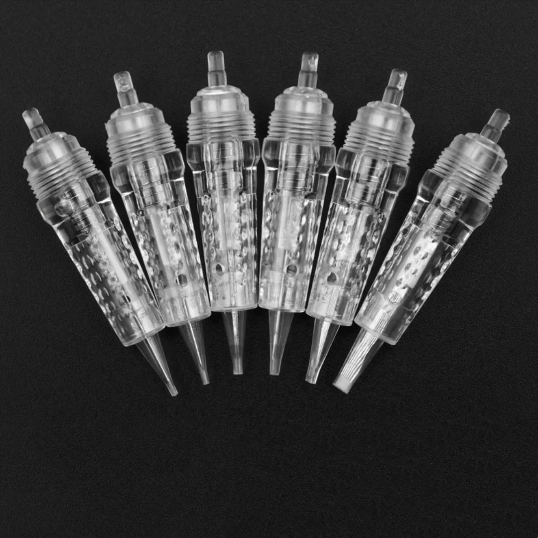 10PCS embroidery machine needle, fully throwing integrated needle, is a fully throwing machine spiral needle POP eyebrow tattoo