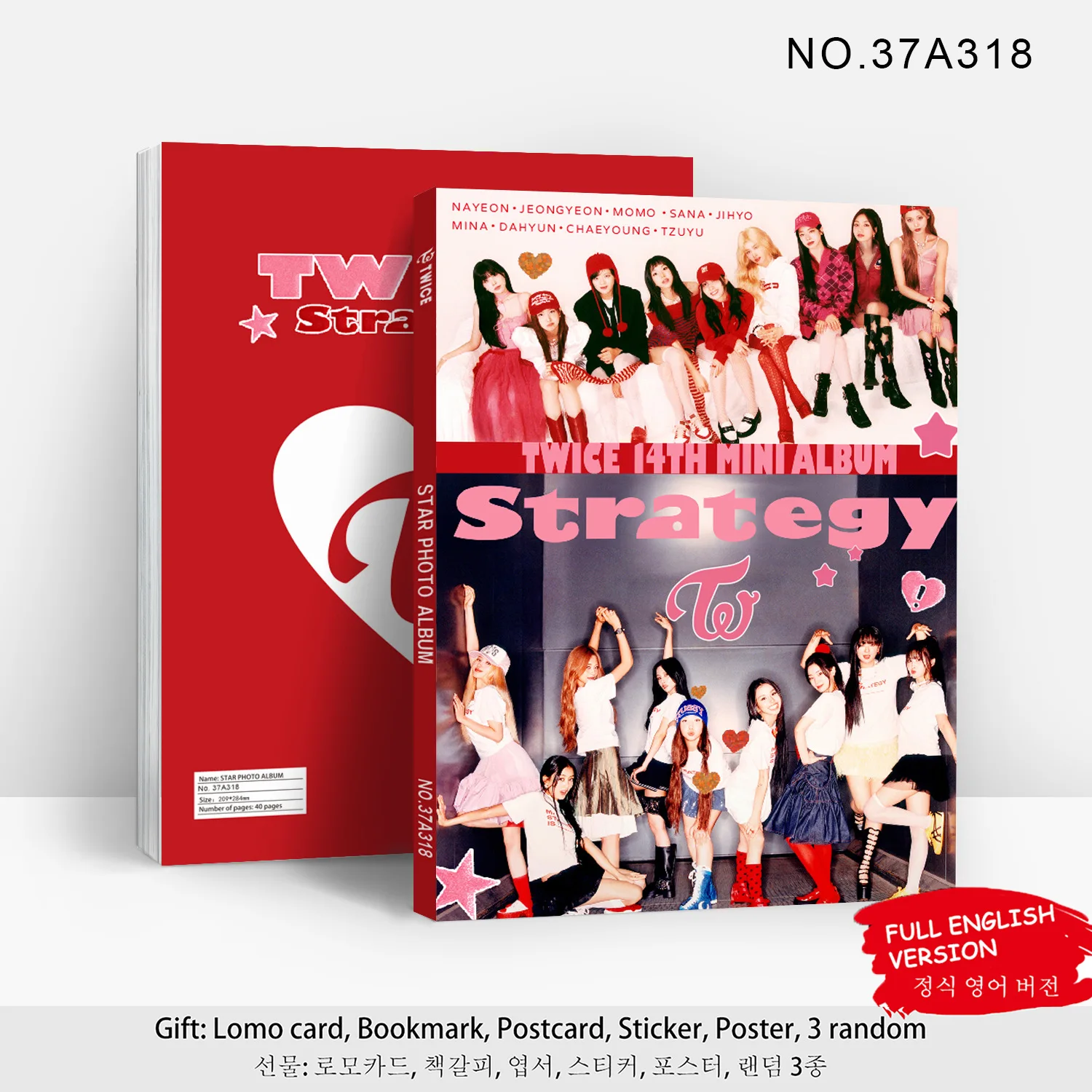 Idol Girl New Album 14th Mini Album STRATEGY Photo Album Portrait HD Photo Gallery NaYeon Momo Tzuyu Mina Park Ji Hyo Fans Gifts