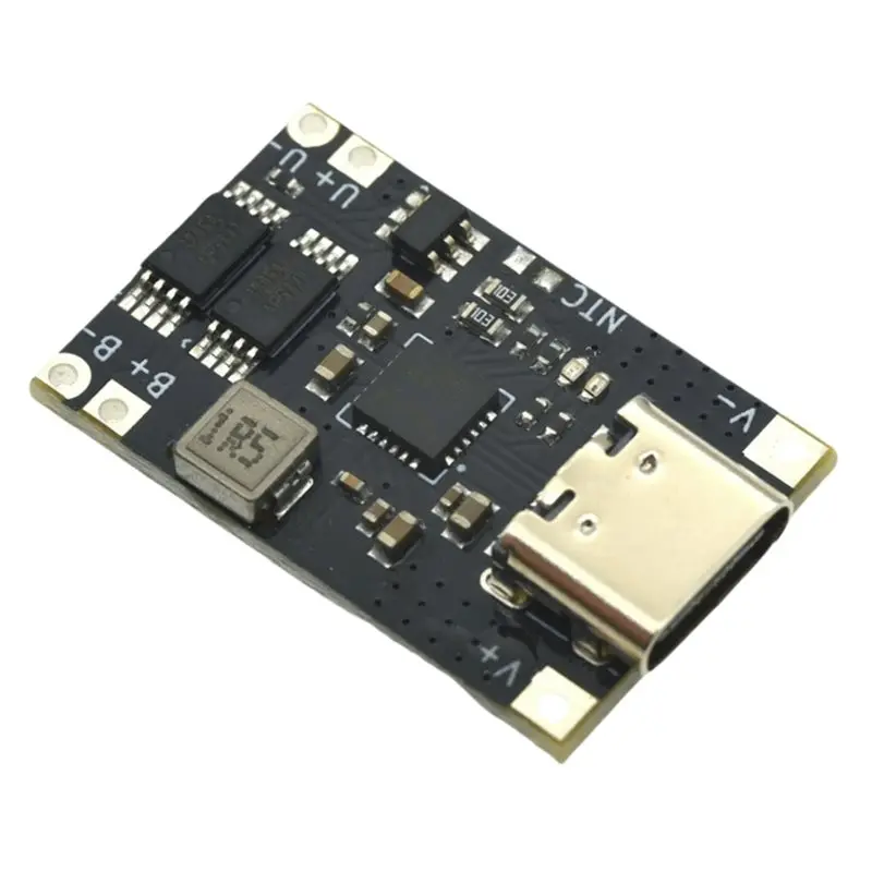 T23C DC 4.5-12V 3A Lithium Battery Charging Module Type-C Interface Charging And Protection Integrated Power Module For DIY