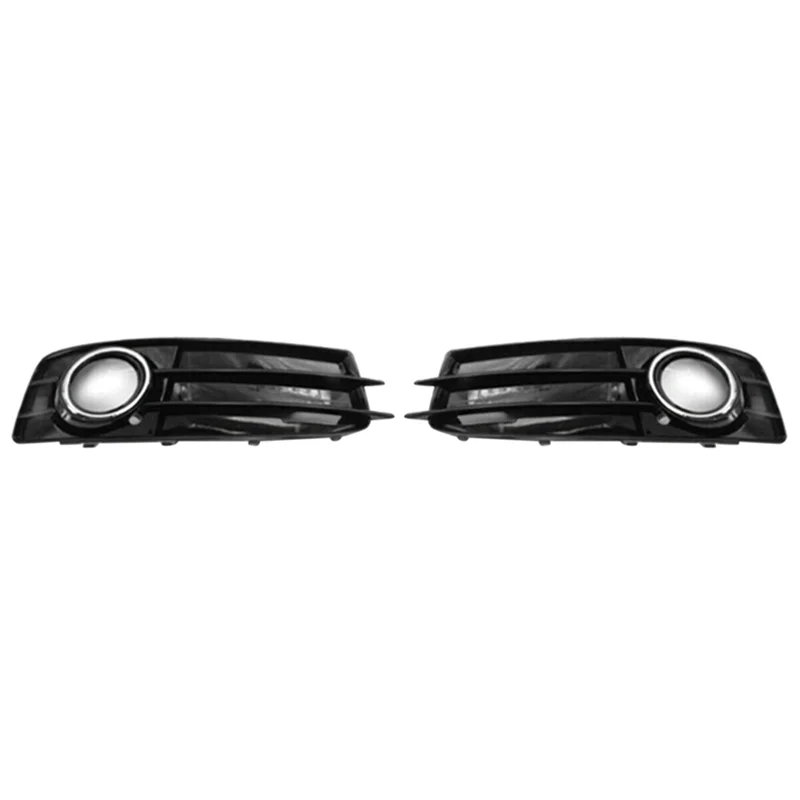 

Chrome Car Front Bumper Fog Light Grille For A3 8P S-Line 2009-2012 Fog Lamp Cover 8P0807681 8P0807681