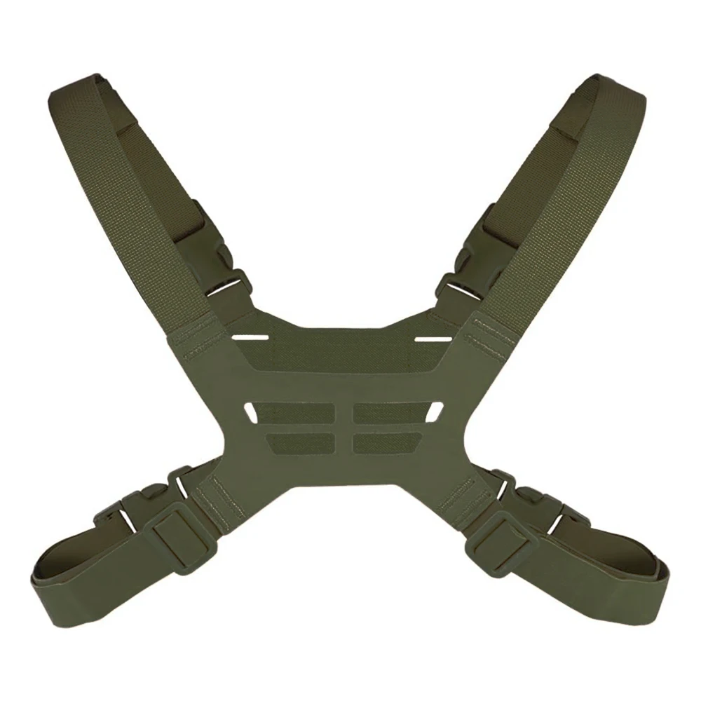 Tactical Chest Mount Harness Strap Mobile Phone Navigation Holder Fixing Cellphone Bracket Fix Adjustable Portable Lightweight