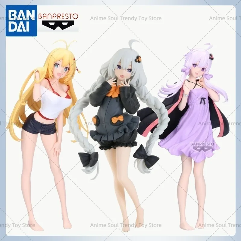 

Bandai оригинальные игрушки модель Banpresto VOICEROID аниме персонаж Kizuna Akari Yuzuki Yukari детский рождественский подарок действие AS