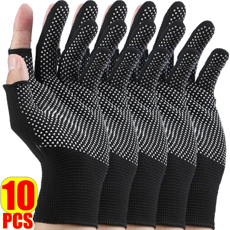 

10PCS Thin Leakage Refers To Breathable Gloves Sunscreen Unisex Outdoor Mountaineering Riding Non-slip Touch-Screen Gloves