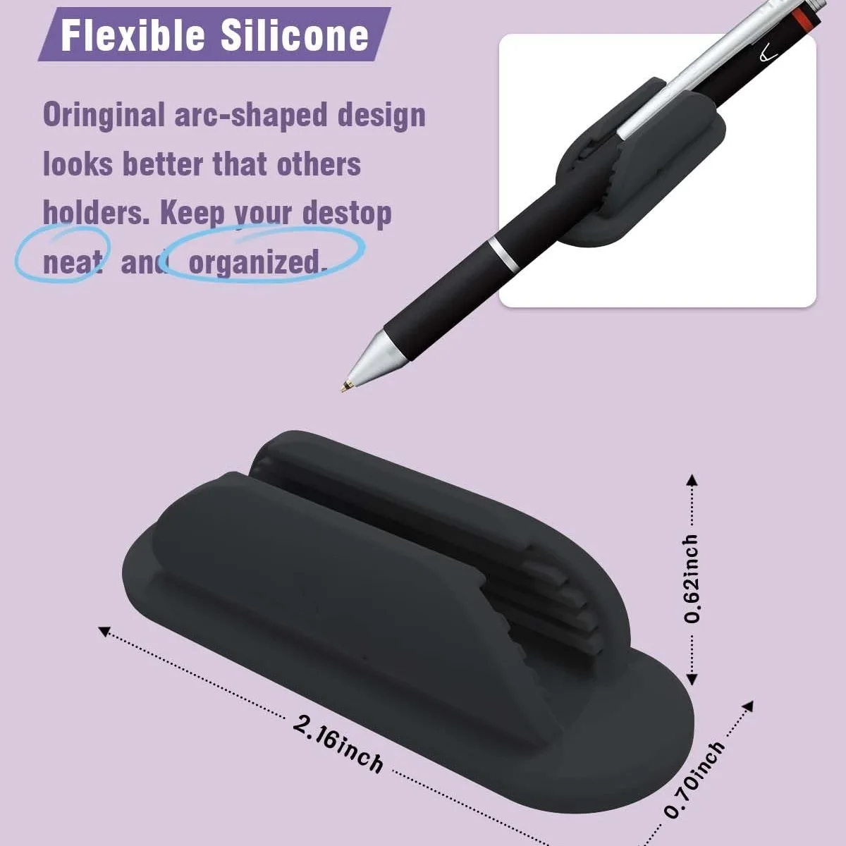 الإبداعية ذاتية اللصق حامل القلم الرصاص القلم رف مكافحة خسر مكافحة السقوط تخزين كليب ل قلم حبر جاف هلام القلم ماركر مكتب عمل الوصول