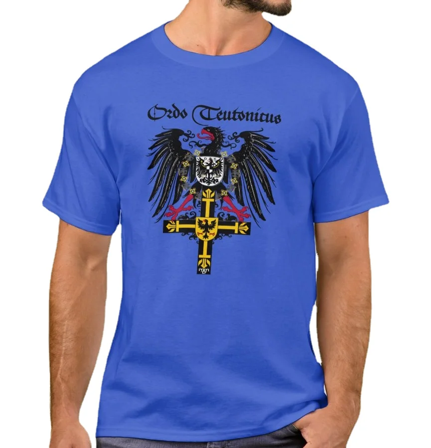 Teutonic Knights Emperor Eagle Cross German Medal T-Shirt. Summer Cotton Short Sleeve O-Neck Mens T Shirt New S-3XL