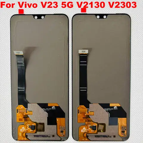 6.44''Original Amoled For Vivo V23 5G S9 LCD Display Touch Screen Digitizer Assembly Replacement for Vivo V23 5G V2130 Display