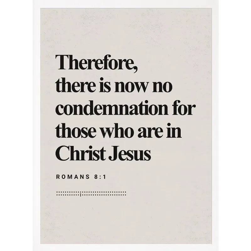 Bible Verses & Chapters Poster Romans Psalm Proverbs Canvas Painting Minimalistic Christian Wall Art Picture Office Home Deco