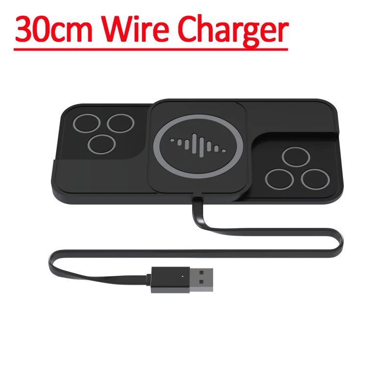 Fast Car Wireless Charger Pad for iPhone 17 16 14 13 12 Samsung Huawei AirPods Phone Non-slip Quick Car Wireless Charging Stand image 3