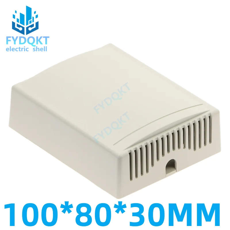 

1pcs Instrument Housing ABS Plastic Power Module Shell Electronic Heat Dissipation Case 100x80x30mm DIY Junction Box