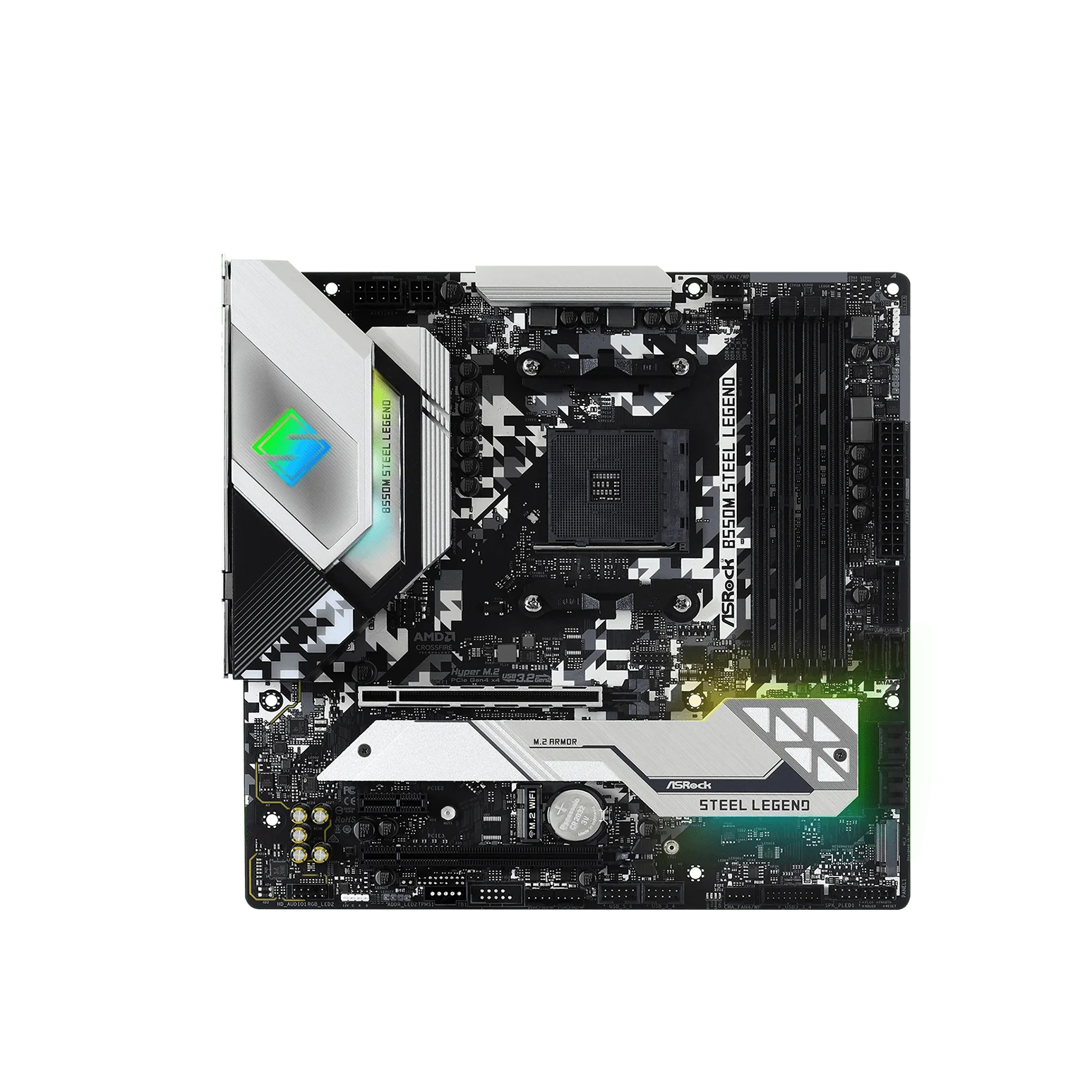 TOP  ASRock B550M Steel Legend  Motherboard Supports Memory DDR4