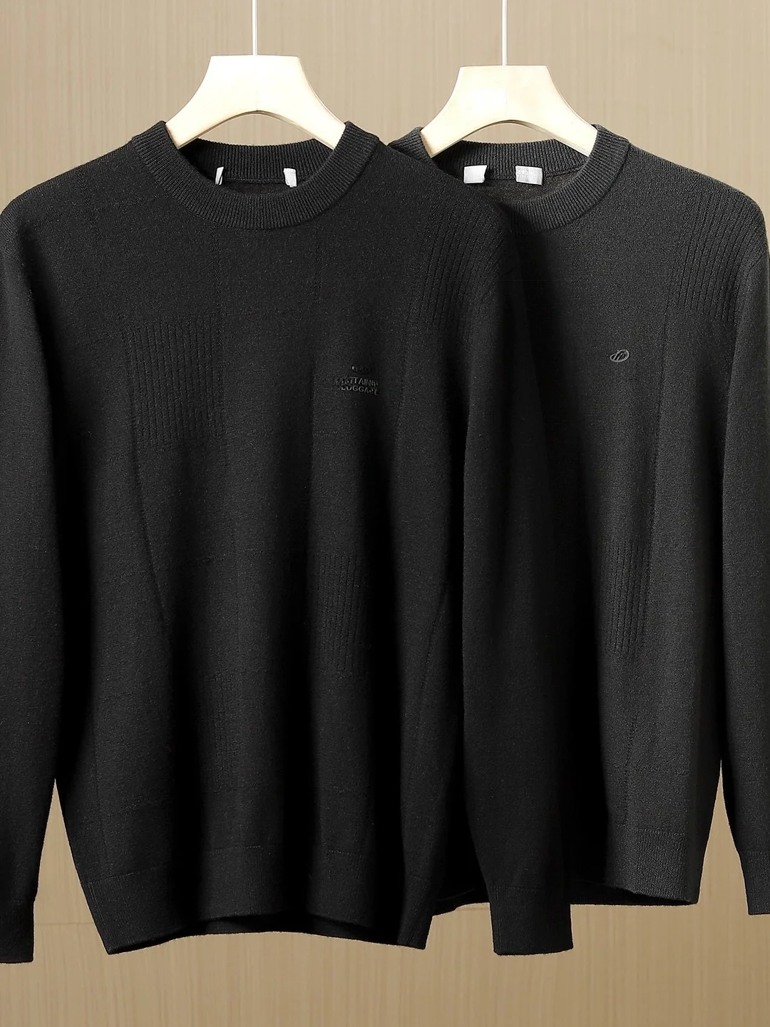 

Мужской шерстяной трикотаж Warmth Boting irt 00% Pure Wool Long Sve round Ne Повседневная удобная внутренняя одежда на осень W...