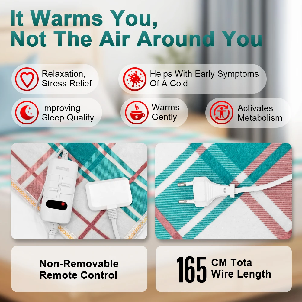 110/220V Electric Blanket Thicker Heaters Home Bed Sheet Thermal Mat 3 Size Winter Home Thermostat Double Body Warmer Pads