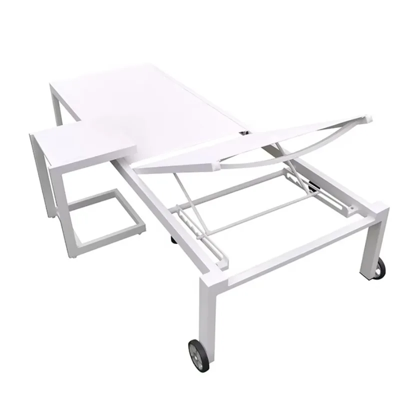 

White Luxury Design Outdoor rs Furniture Sun Beds Patio Chaise Beach Pool Chair Sun r Garden Outdoor Furniture Set