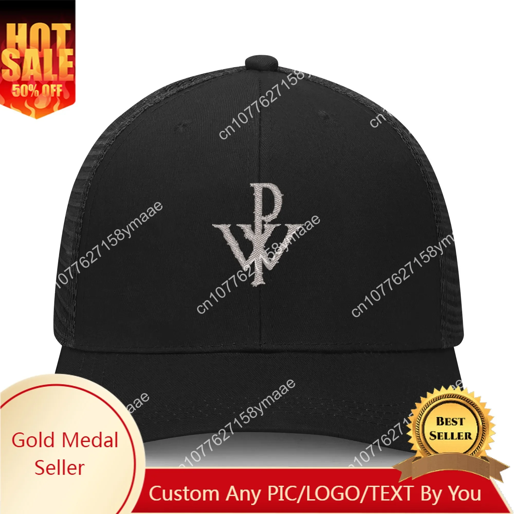 

Powerwolf Metal Band Pop Embroidery Hat Mens Womens Sports Baseball Hat Hip Hop Breathable Summer Headwear Custom Made Caps Logo
