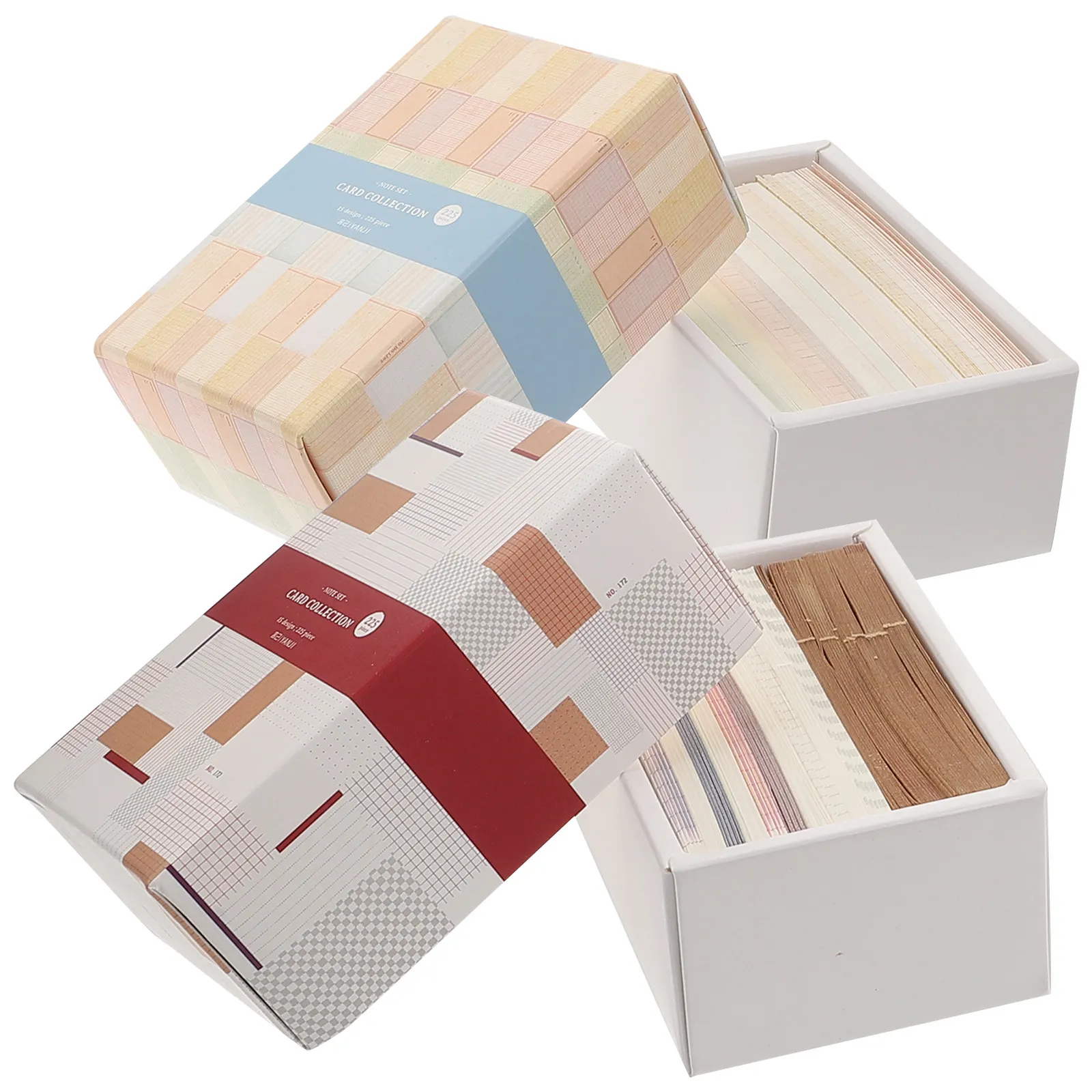 

2 Bags Vintage Scrapbooking Paper Patterned DIY Material for Hand Account Decoration Gift Packaging Background Base Craft