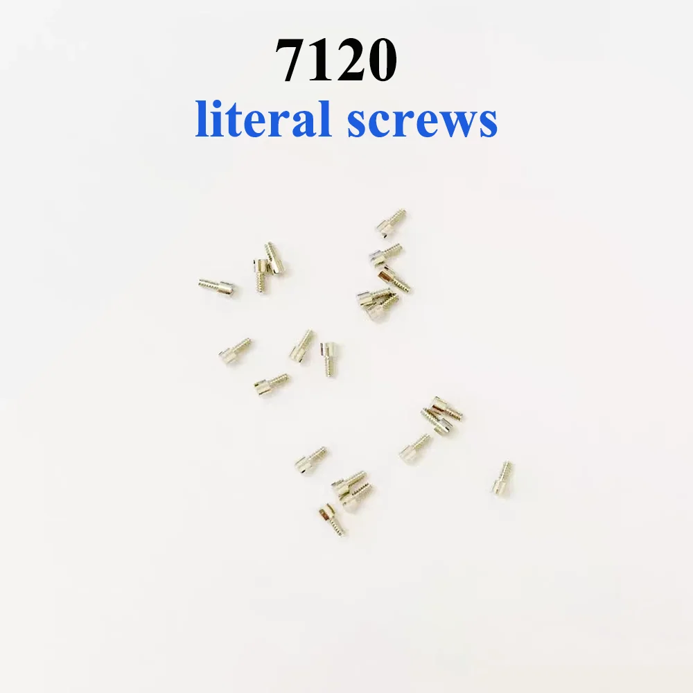 Watch Accessories Large Steel Wheel Screws Literal Screws Suitable for 7120 Standard Machine Movement Watch Repair Parts
