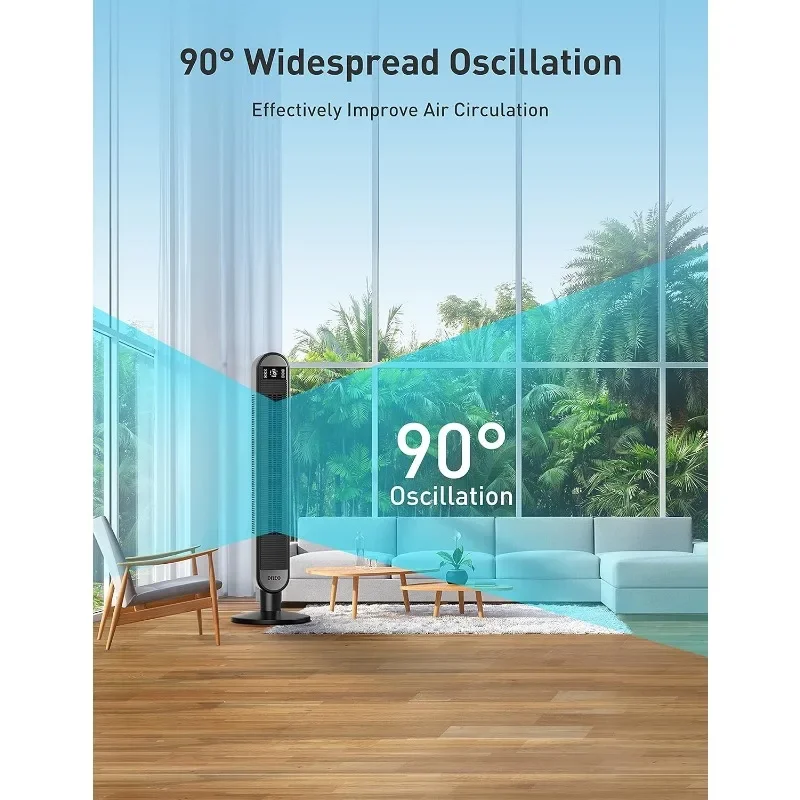 Tower Fan Bundle mit Remote und Blade less Design (Nomad One (DR-HTF007) + Cruiser Pro T2)