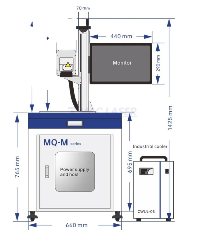 Hot Selling 3W 5W Portable Integrated Uv Ultraviolet Light Plastic Small Laser Engraving Machine Laser Marking Machine