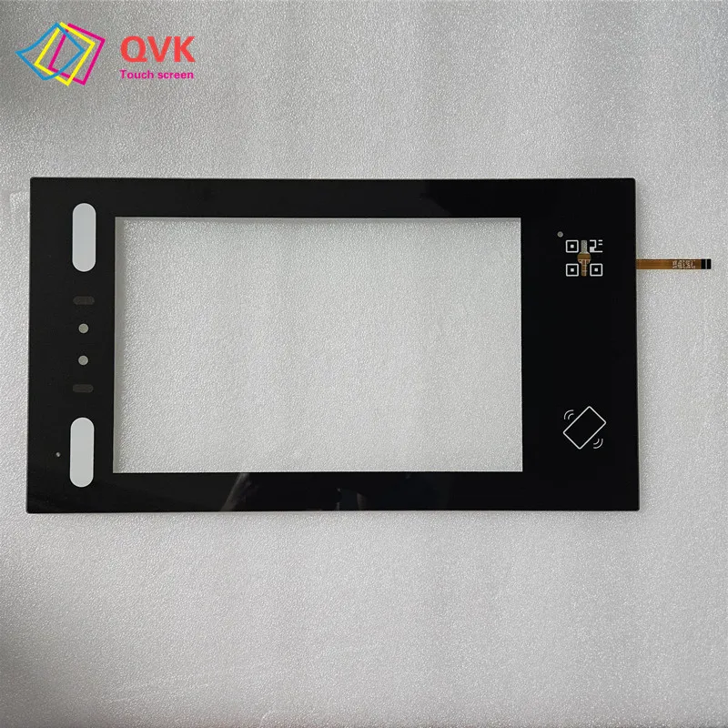 

10Inch Black P/N F-101748-V1 323X179 MM External glass panel of capacitive touch screen digitizer sensor