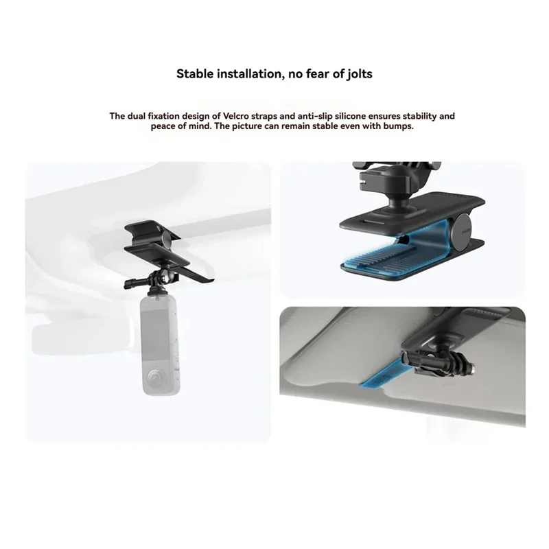 Suitable for Insta360 X5 X4 X3 Ace Pro 2 GO 3S Action Camera Universal Ball Head Clamp Mount Bracket Accessory view 5