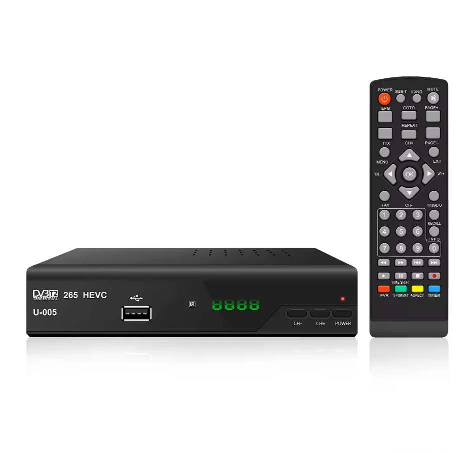 Full HD DVB-T2 H265 High Definition1080p Digital Universal Satellite TV Receivers Set-Top Box