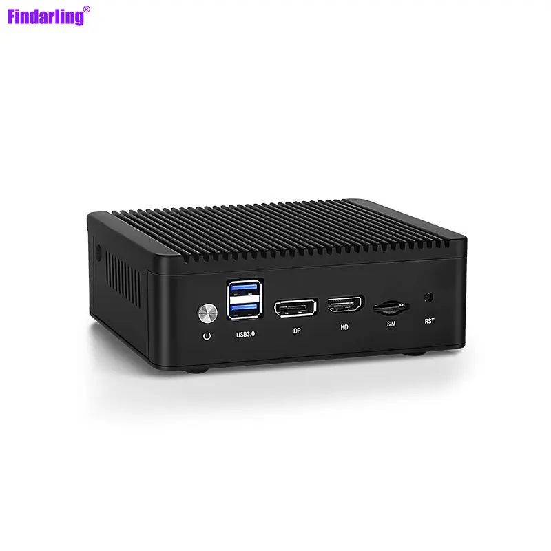 AN2 쿼드 코어 인텔 J4125 4 * I255 2.5G LAN 미니 PC 팬리스 소프트 라우터 HD-MI VGA SSD HDD PfSense 방화벽 기기 ESXI AES-NI
