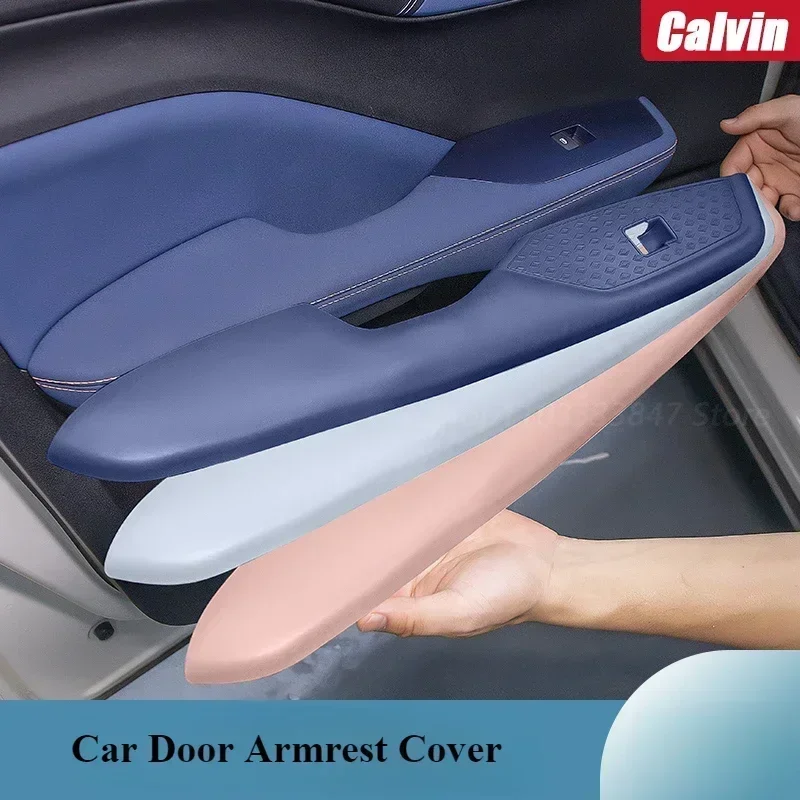 Car Door Armrest Cover For BYD Seagull Glass Lift Button Panel Handle Decorative Anti-scratch Cover Car Modification Accessories