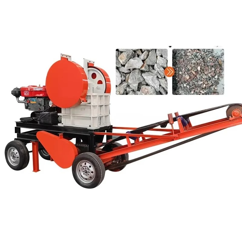 

High Quality Rock Jaw Crusher Machine for Sale Mobile Jaw Crusher with A Large Crushing Ratio