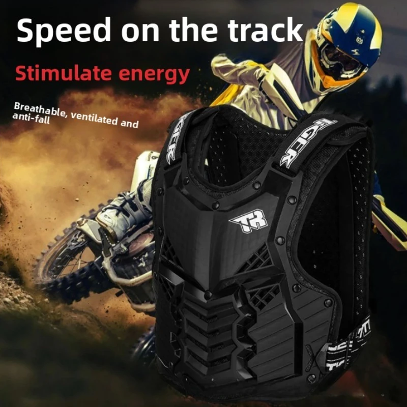 

S-XL Rally Motorcycle Armor Vest Chest Back Body Armor Vest Motocross Protective Gears Vest Motorcycle Jacket Moto Waistcoat