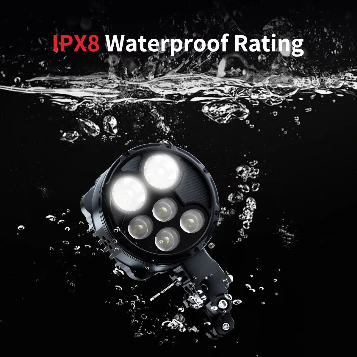 New Ferei FA318M Professional LED Auto Driving Lights Wireless Remote Control IPX8 Patented Aluminium 12V 300W 23000 Lumens