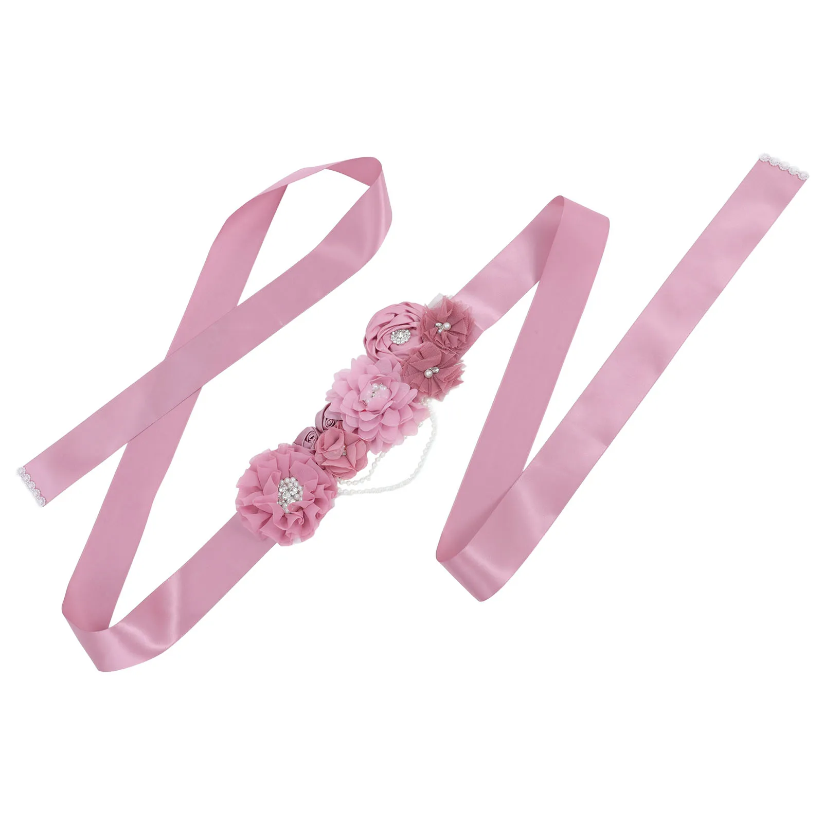 

Maternity Dress Belt Pearl Rhinestone Decorative Bridal Wedding Sash Girdle Fashion Women Accessories Party Dress
