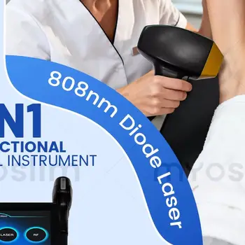 Laser diodowy 4 w 1 do depilacji 5000W 4 długości fali Opt IPL RF Nd Yag Picosecond Usuwanie tatuaży Peeling węglowy Najnowszy model
