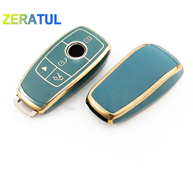 

TPU Shell Fob for Mercedes Benz A B C E S G GLB GLC GLE Class GLS W177 W205 W213 W222 G63 X167 E200 E300 AMG Car Key Cover Case