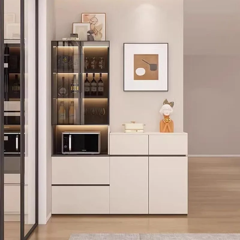

Edge cabinet integrated with wall, living room, tea locker, household small apartment, kitchen cabinet,