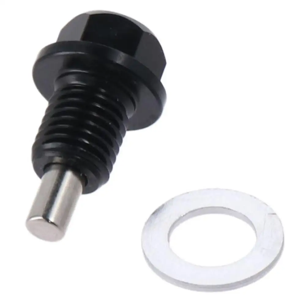 1pc Car Assessories M12x1.5 Magnetic Stainless Steel Drain Bolt For Car