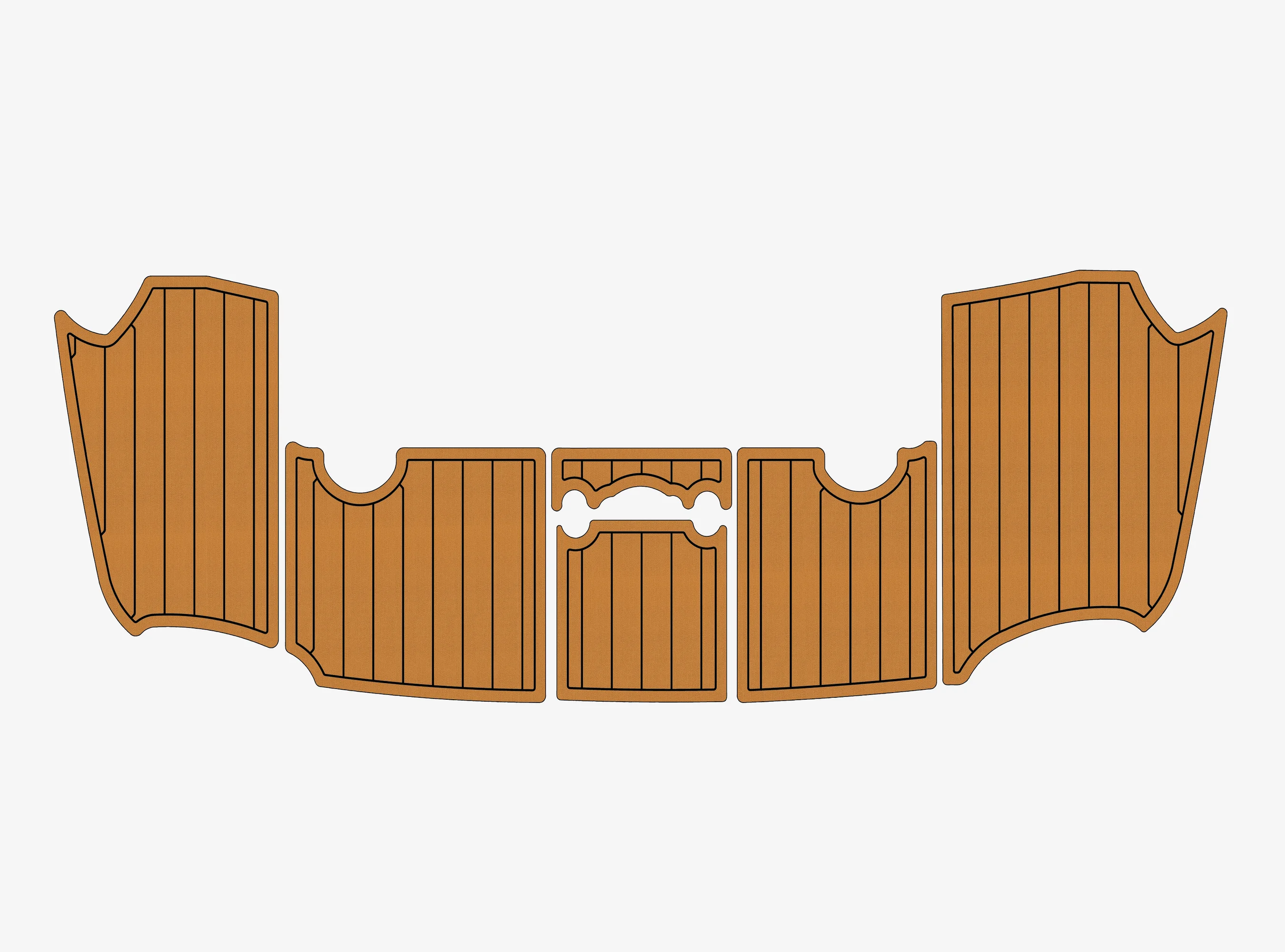 

Нескользящий коврик из ЭВА под тик для яхт, самоклеящийся, 6 мм, для палубы лодки Monterey 335 SY 2015-2021, простая установка