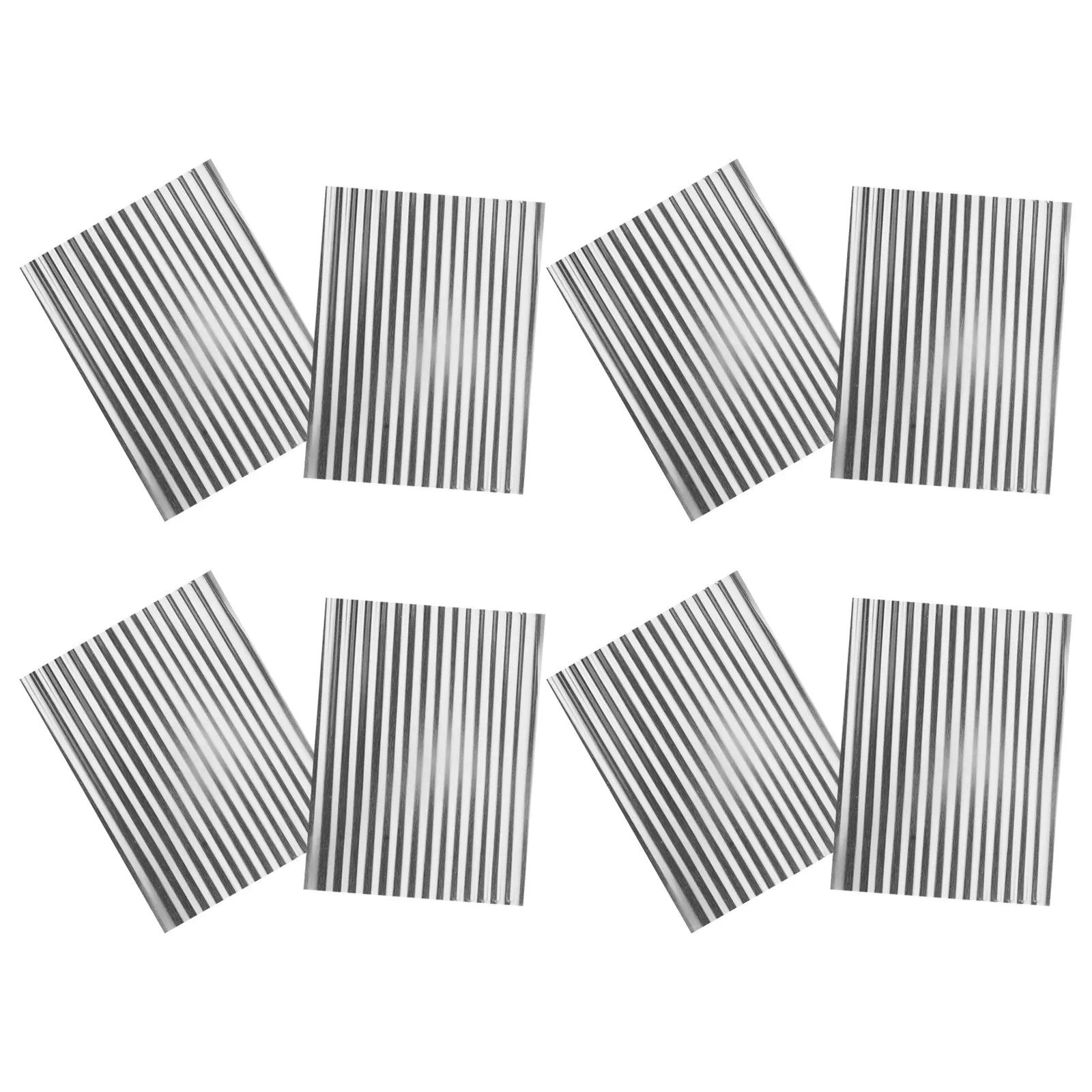 

8 шт. гофрированных алюминиевых кровельных панелей, легкий рулонный строительный материал, миниатюрная черепица для самостоятельной сборки архитектурных конструкций