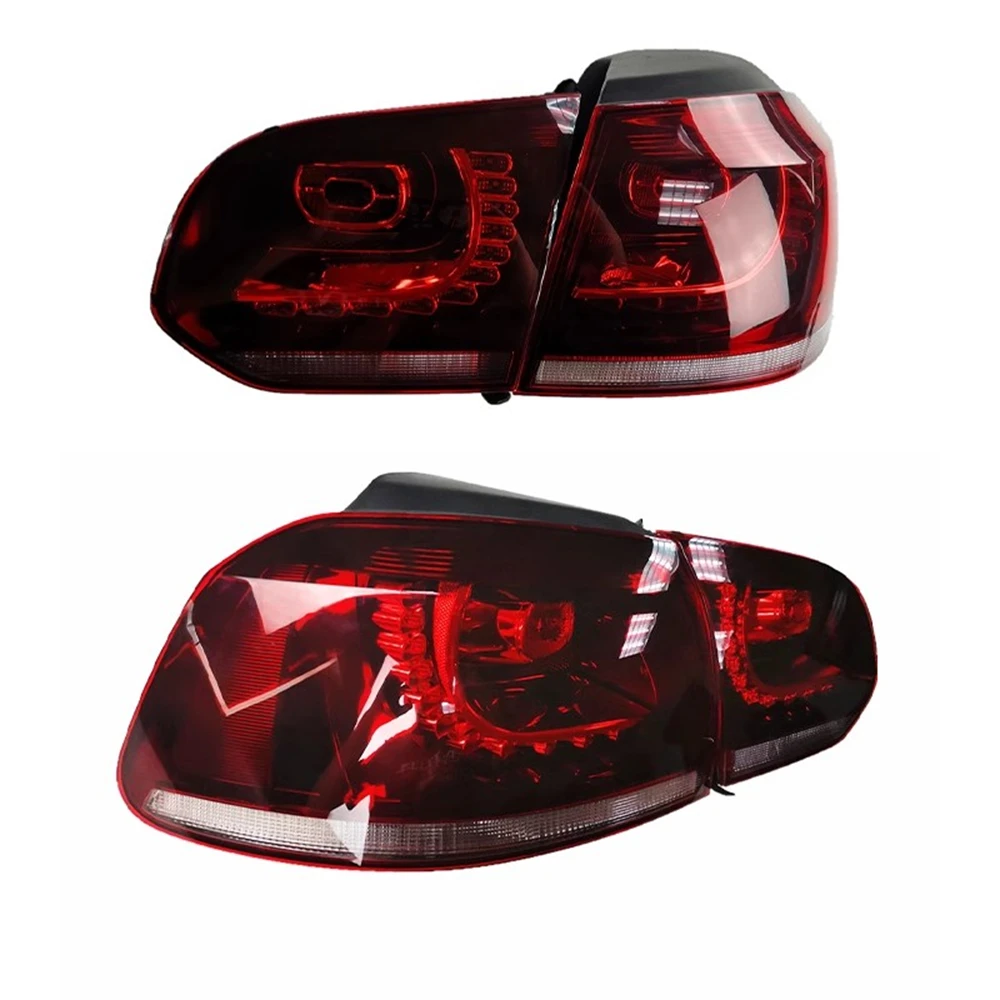 Car led tail light assembly rear lamp 4pcs for Volkswagen vw golf 6 brake Reverse lights turn signal