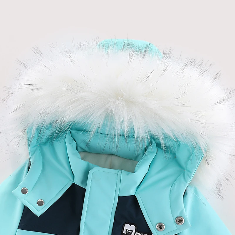 Ircomll-traje de nieve de invierno para bebé, chaqueta de terciopelo para niño pequeño, ropa para niño, mono infantil con capucha de 3 a 24M