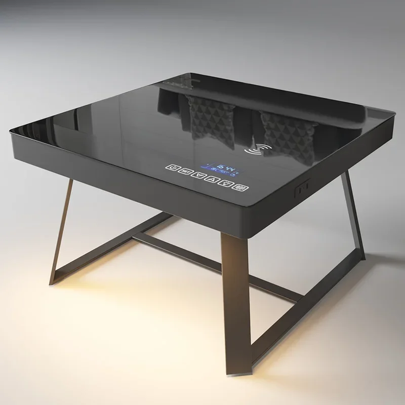 

Living Room Glass Tea Table Speaker Touch Screen Wireless Charger Smart Furniture Coffee Tables