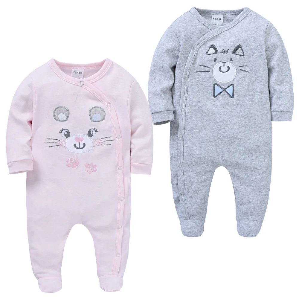 

Honeyzone 2pcs Baby Rompers Long Sleeve Брендовая Одеждаkids Clothes Jumpsuit Newborn Cartoon Print Infant Jumpsuit Ropa De Bebe