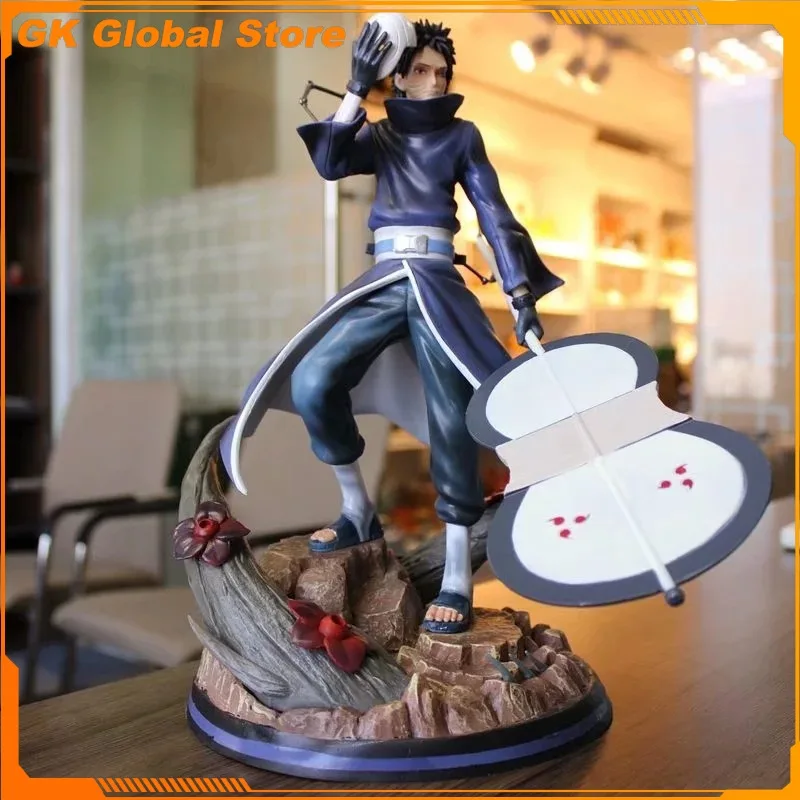 

31 см Новый Наруто Аниме Фигурка Учиха Обито Периметр ПВХ Модель Сцена Статуя Настольные Украшения Детские Новогодние Подарки Игрушки