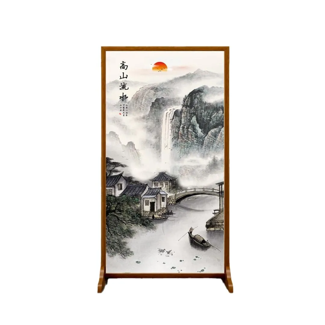 

Modern screen partition, new Chinese style simplicity, entry into the living room decoration