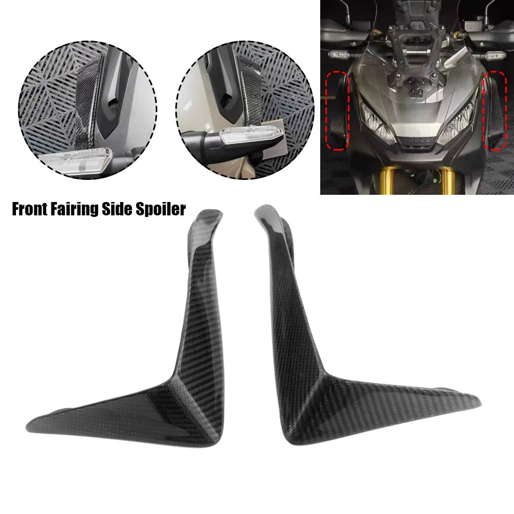 

Motorcycle Accessories Scooter Real Carbon Fiber Front Fairing Side Spoiler Black Fit For Honda X-ADV 750 XADV750 2017-2020