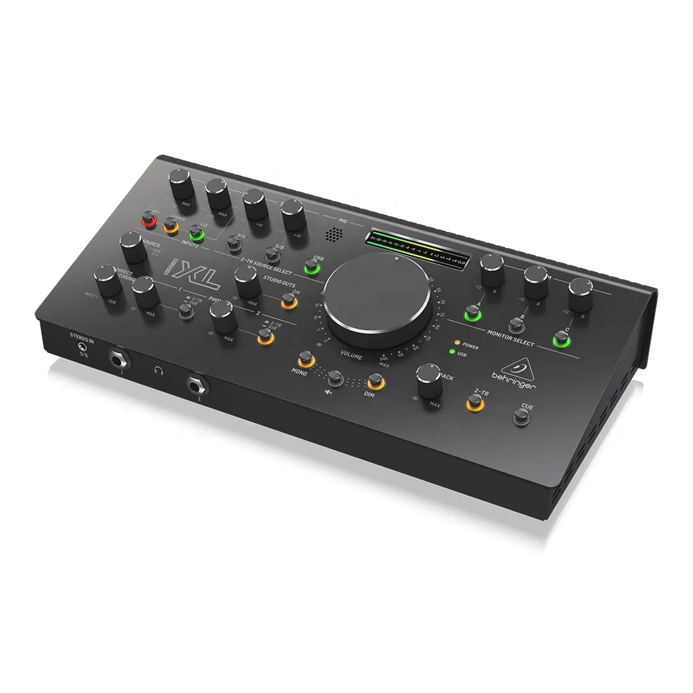 Behringer Studio XL Monitor Controller With USB Audio Interface & Midas Mic Preamps Studio Pa System Music Equipment